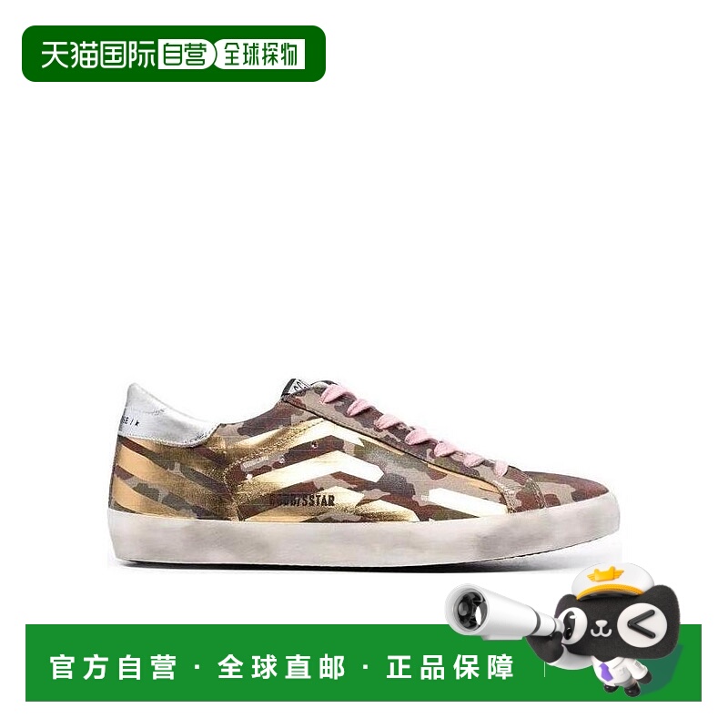 香港直邮Golden Goose Deluxe Brand 迷彩印花运动鞋 GMF00101.F0