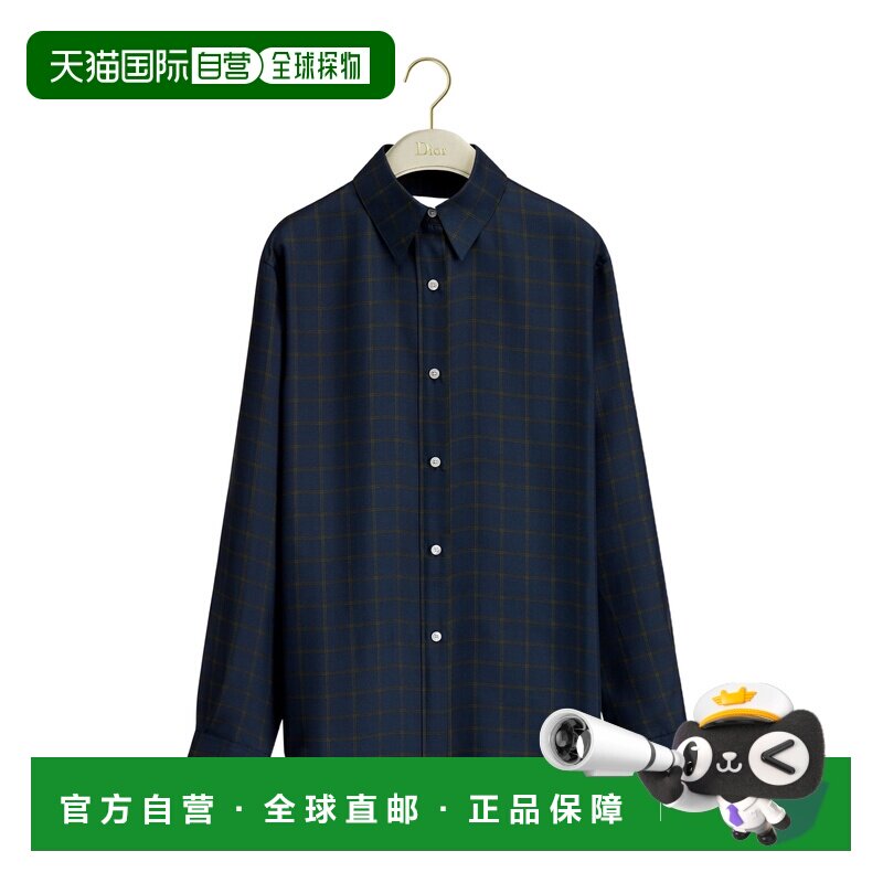 1h可退 香港直邮Dior 长袖衬衫 621B56A6D10