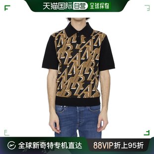 男士 Amiri 徽标提花针织 PS24MKS00 香港直邮AMIRI Polo 衫