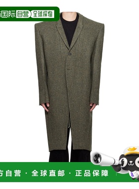 香港直邮Rick Owens 翻领长袖西装大衣 RU02E1931WRU