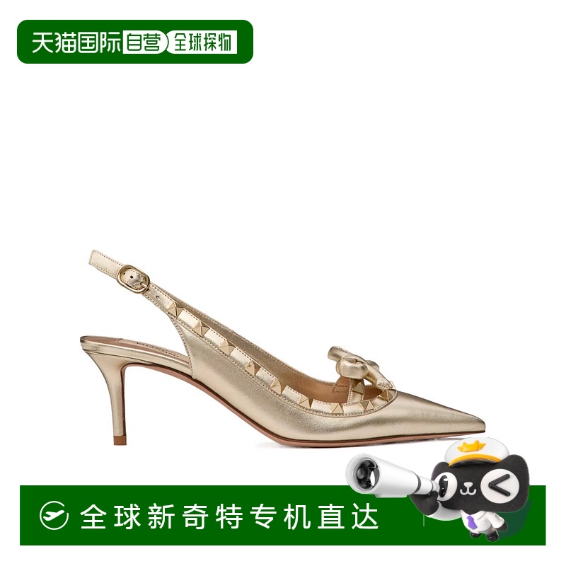 香港直邮Valentino ROCKSTUD BOW露跟高跟鞋 5W2S0IB8VVP蝴蝶结