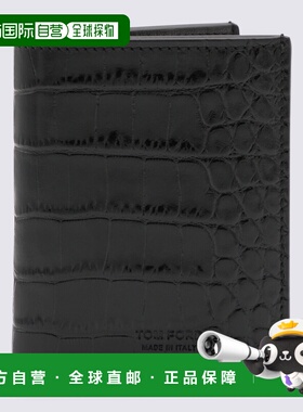 1h可退 香港直邮Tom Ford 汤姆 福特 男士 黑色钱包 Y0417LCL439S