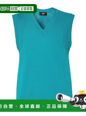 1h可退 香港直邮Fendi 无袖羊毛背心 FZE075AW0J