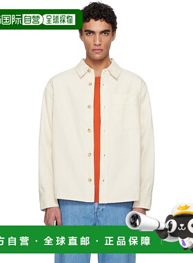 1h可退 香港直邮A.P.C. 男士 灰白色 Basile Brodee Poitrine 夹