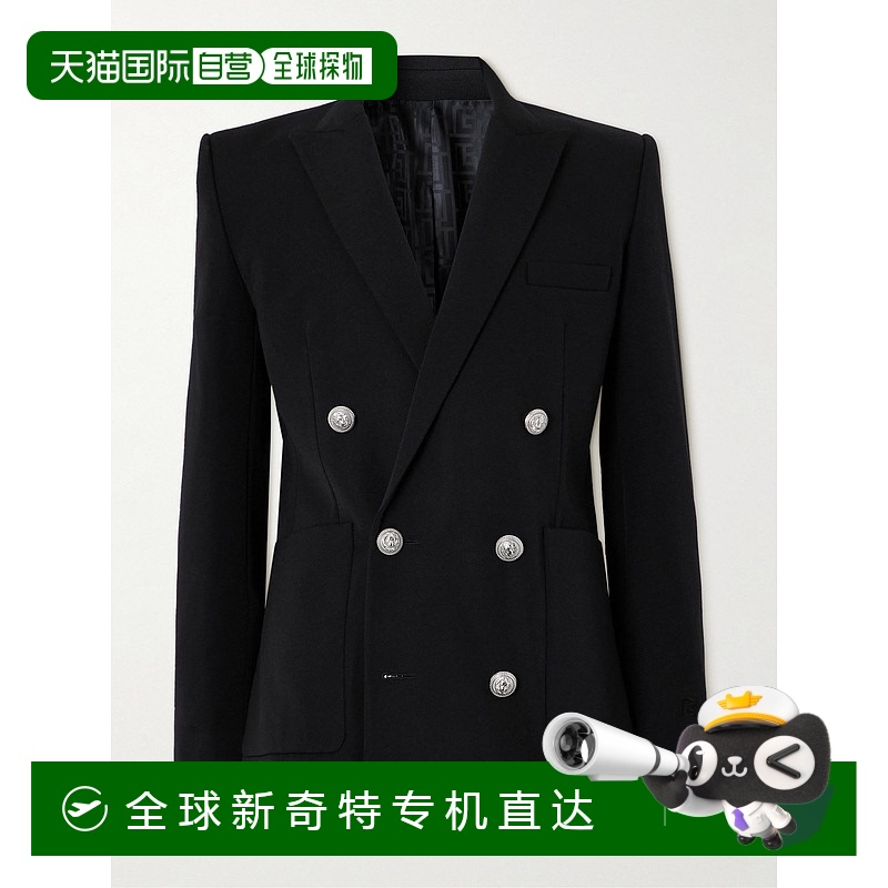 1h可退 香港直邮Balmain 巴尔曼 男士 双排扣西装外套 FH1SG160WC