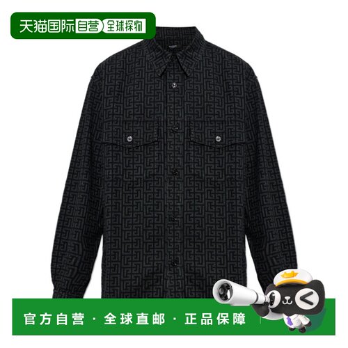 1h可退 Balmain 长袖衬衫 HH1HC160DG40男装