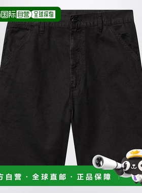 香港直邮CARHARTT WIP 男士 单及膝短裤 黑色休闲裤I031504CO89GD