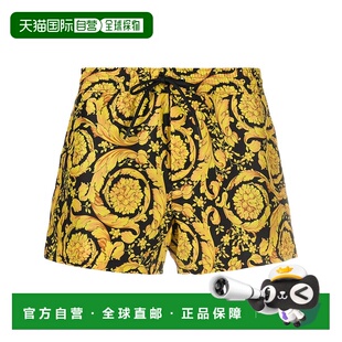 香港直邮versace 范思哲 男士 “Barocco”沙滩泳裤 ABU05020A233