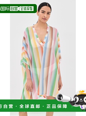 1h可退 香港直邮MISSONI 米索尼 女士 Cover Up V领短款连衣裙
