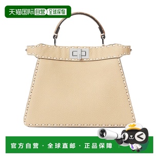1h可退 香港直邮FENDI Peekaboo ISeeU 小号手提包 Women crov