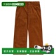 香港直邮Chloe 童装 蔻依 1h可退 女童 灯芯绒长裤 brown棕色 舒适