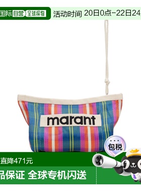 1h可退 香港直邮Isabel Marant Powden 格纹手拿包 PO0001FAA1X17