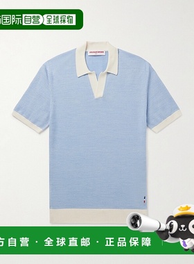 1h可退 香港直邮Orlebar Brown 男士 Horton 修身羊毛棉混纺Polo
