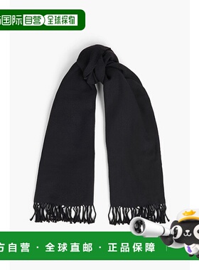 1h可退 香港直邮Valentino 华伦天奴 男士 流苏羊毛围巾 U2EC058F