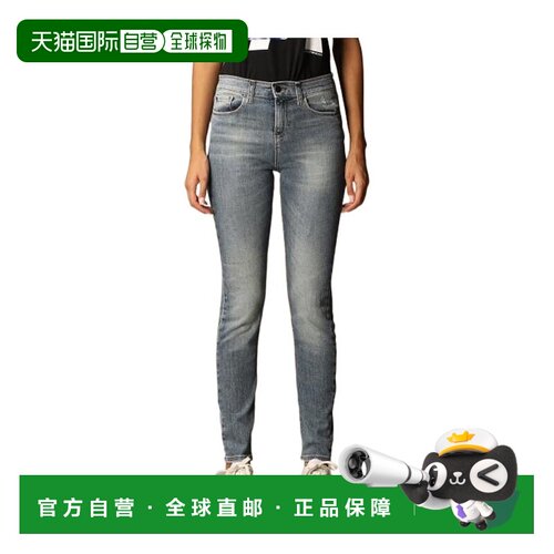 香港直邮Emporio Armani 徽标牛仔裤 6H2J202D9JZ直筒裤