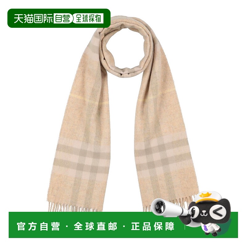 香港直邮Burberry 巴宝莉 女士 Foulards 围巾 beige米色 舒适时