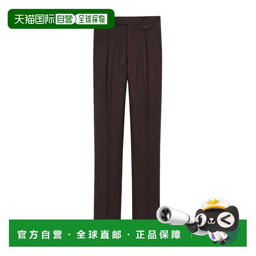 香港直邮SAINT LAURENT 男士正装裤 876243Y1O22207支付后1h可退