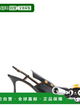 香港直邮Chloe 蔻依 女士 Agnes 黑色皮质浅口鞋 CH25W14PUT001