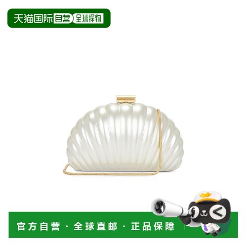 1h可退 香港直邮Simkhai 女士 Monet 珠光色贝壳形状手包 125H000