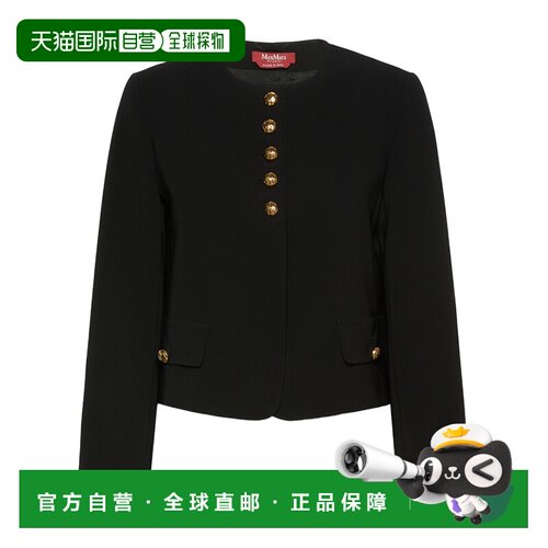 香港直邮MAX MARA 女士夹克 6046026506001 AW2026 黑色 长袖休闲