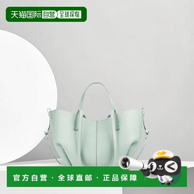 自营欧洲直邮POLENE Cyme Mini女士手提包单肩包薄荷绿小牛皮