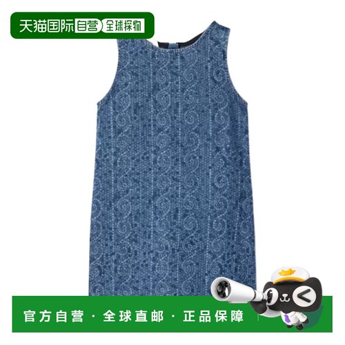 香港直邮Versace 无袖牛仔连衣裙 10250571A18196