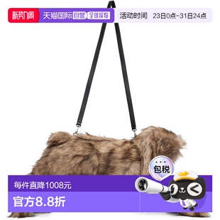 蒙娜 罗莎 Fur 香港直邮Simone Har Faux Rocha 棕色 1h可退 女士