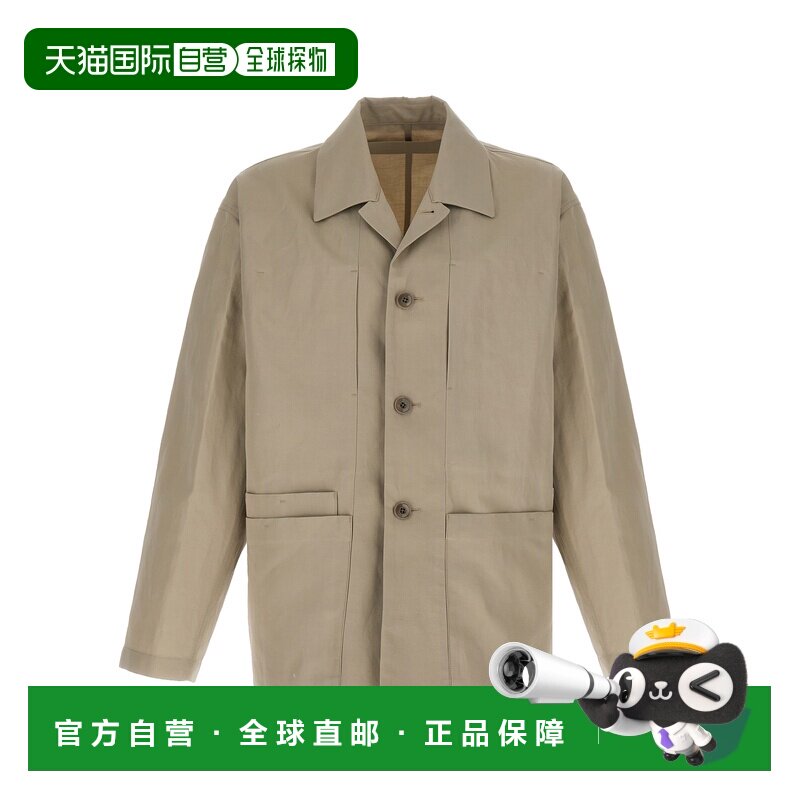 1h可退 香港直邮LEMAIRE 男士夹克 OW1148LF1350BG200 AW2025 白