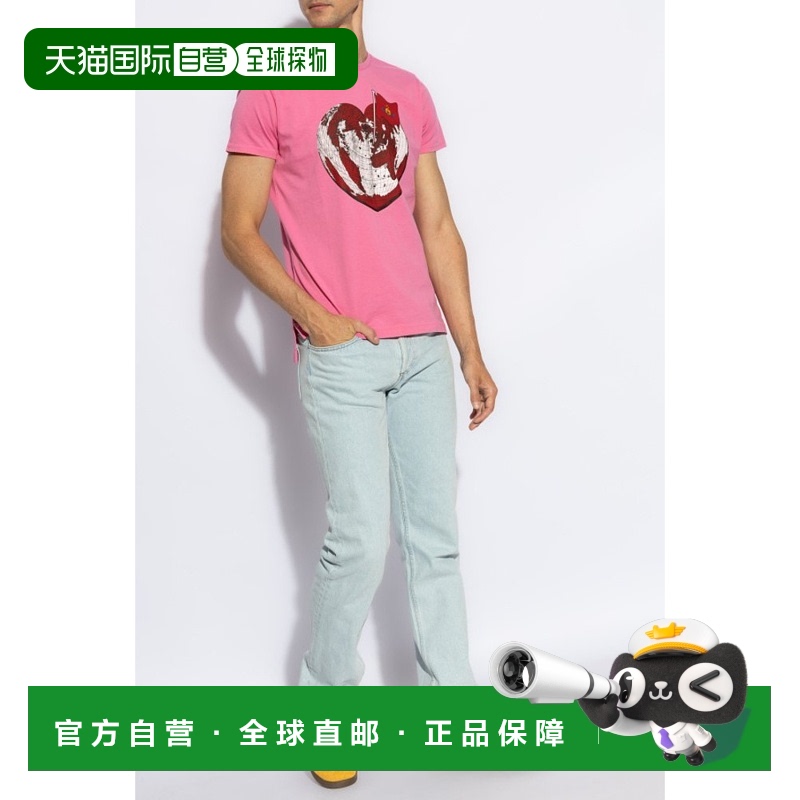 香港直邮Vivienne Westwood 印花 T 恤 3G010023J001MM