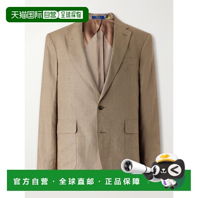 Polo Ralph Lauren Polo 拉夫 劳伦 男士 千鸟格亚麻混纺