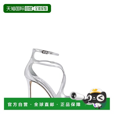 1h可退 欧洲直邮JIMMY CHOO 女士凉鞋AZIA95QUISILVER高跟