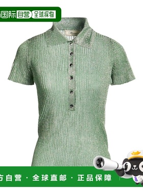 1h可退 香港直邮Blumarine 蓝色情人 女士 毛衣 green绿色 舒适时