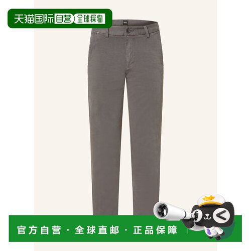 1h可退 欧洲直邮BOSS 男士休闲裤 100284354814001 CO 灰色 Chino