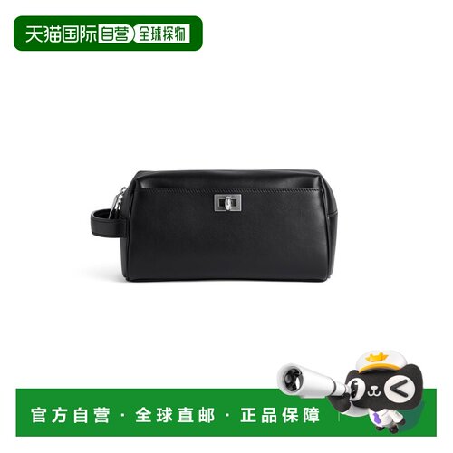 欧洲直邮BALENCIAGA（2025 年产品）Rodeo 男士黑色洗漱包