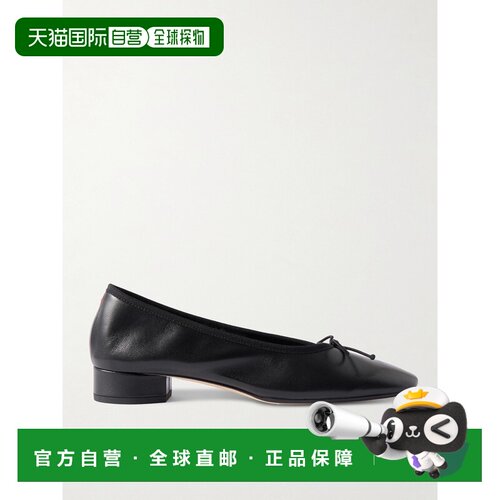 aeyde 女士 Onda 蝴蝶结皮质浅口鞋 A11FL0690001 【付后1h可退】