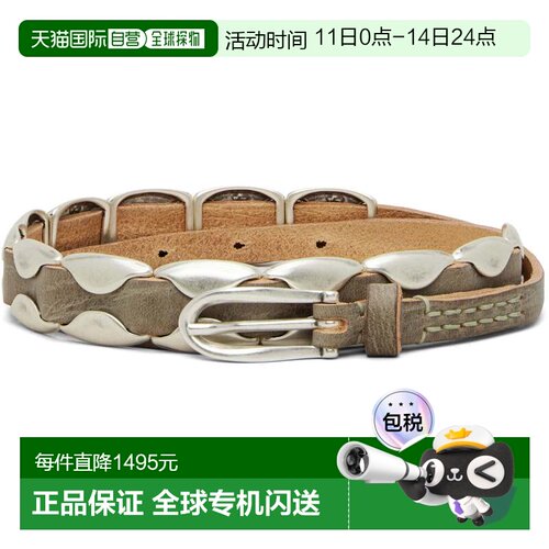 香港直邮Our Legacy 女士 灰色 Billow 腰带 A2268BOBLeathe