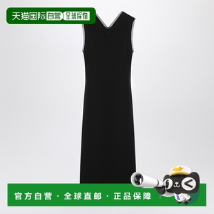 黑色蕾丝中长连衣裙 1h可退 女士 普拉达 P3O44OOO 香港直邮Prada