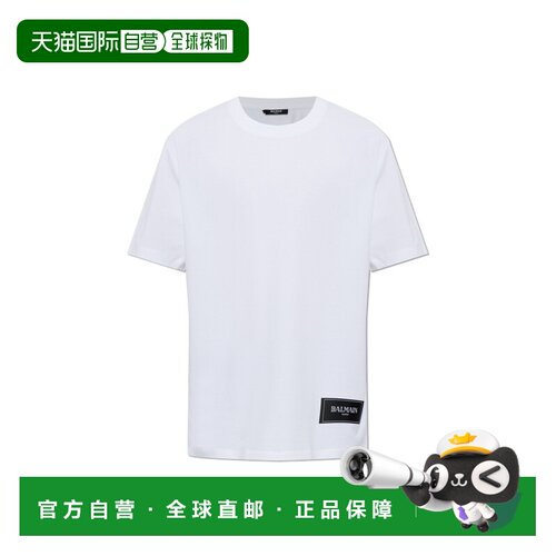 1h可退 香港直邮BALMAIN 男士T恤 HH1EG000BD72GAB AW2026 白色 T