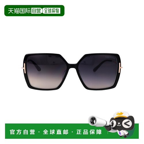 香港直邮TOM FORD 女士眼镜 FT103901B SS2026 黑色 徽标太阳镜