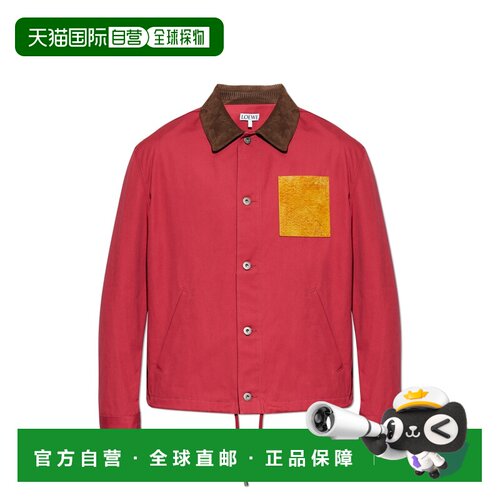 香港直邮LOEWE 男士夹克 H526Y03WDQ0RED AW2026 红色 Jacket wit
