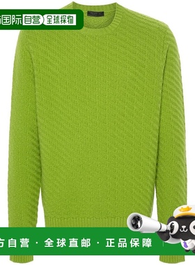 香港直邮Prada 普拉达 男士 MAGLIONE GIROCOLLO A COSTE 针织衫