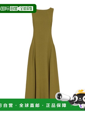 香港直邮Fendi sable连衣裙 FDD167ASZF挂脖桑蚕丝长裙