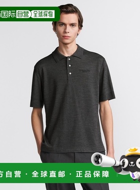 香港直邮DIOR 24SS 短袖羊毛Polo衫 Men迪奥针织刺绣