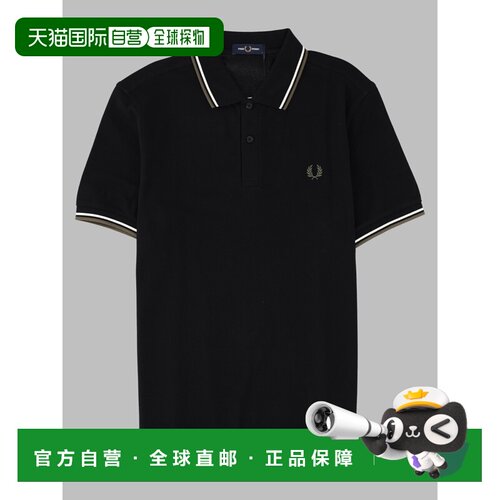 香港直邮FRED PERRY 男士POLO衫 FPM360059W54 AW2026 黑色