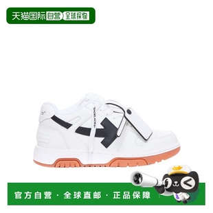 圆头系带休闲鞋 White OWIA259C99LEA010 Off 香港直邮