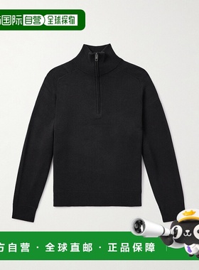 1h可退 香港直邮NILI LOTAN 男士 Nathaniel 棉质羊绒混纺半拉链