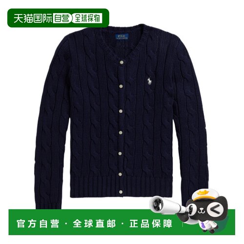 香港直邮Polo Ralph Lauren 绞花针织开衫 313B25968