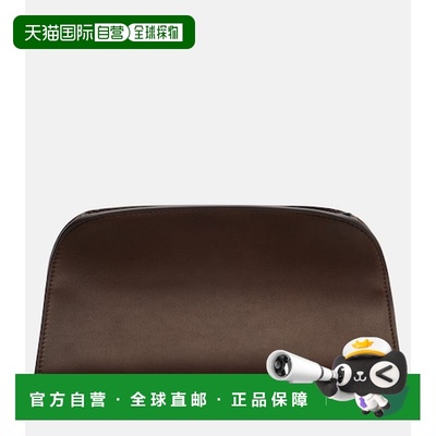 香港直邮The Row 女士 Peggy 皮革肩包 brown棕色 舒适时尚