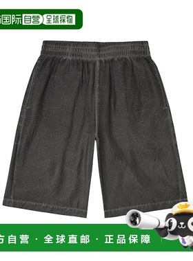 香港直邮Diesel 轻盈褶皱短裤 A172880CMBB休闲裤