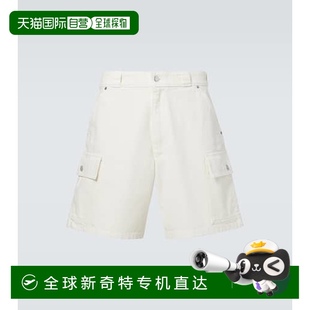 短裤 男士 牛仔工装 舒适 white白色 香港直邮Prada 1h可退 普拉达